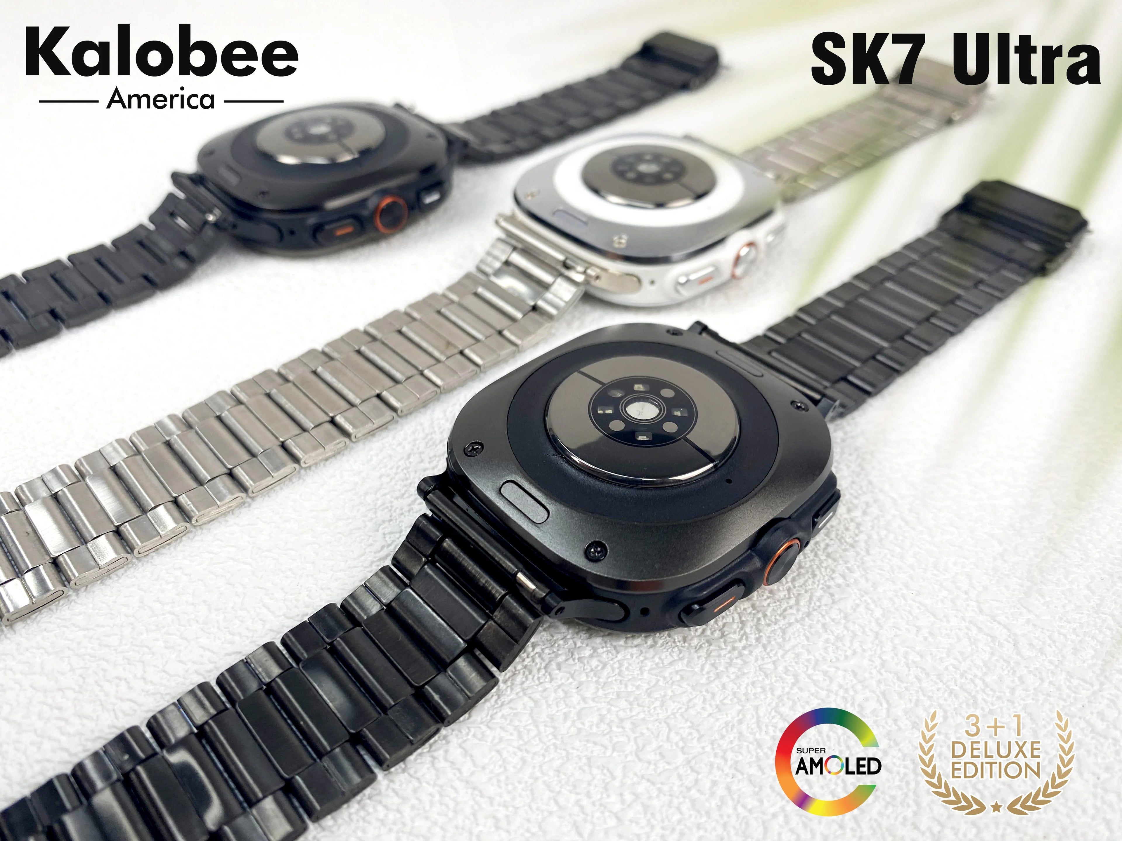 Kalobee SK7Uitra Smartwatch with Touch Screen, Call Health Check, Sports Mode, Multiple Languages and Other Functions