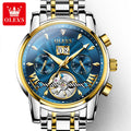 OLEVS 9965 Luxury Automatic Mechanical Watch Deep Waterproof Stainless Steel Watch Men's Business Casual SmartWatch