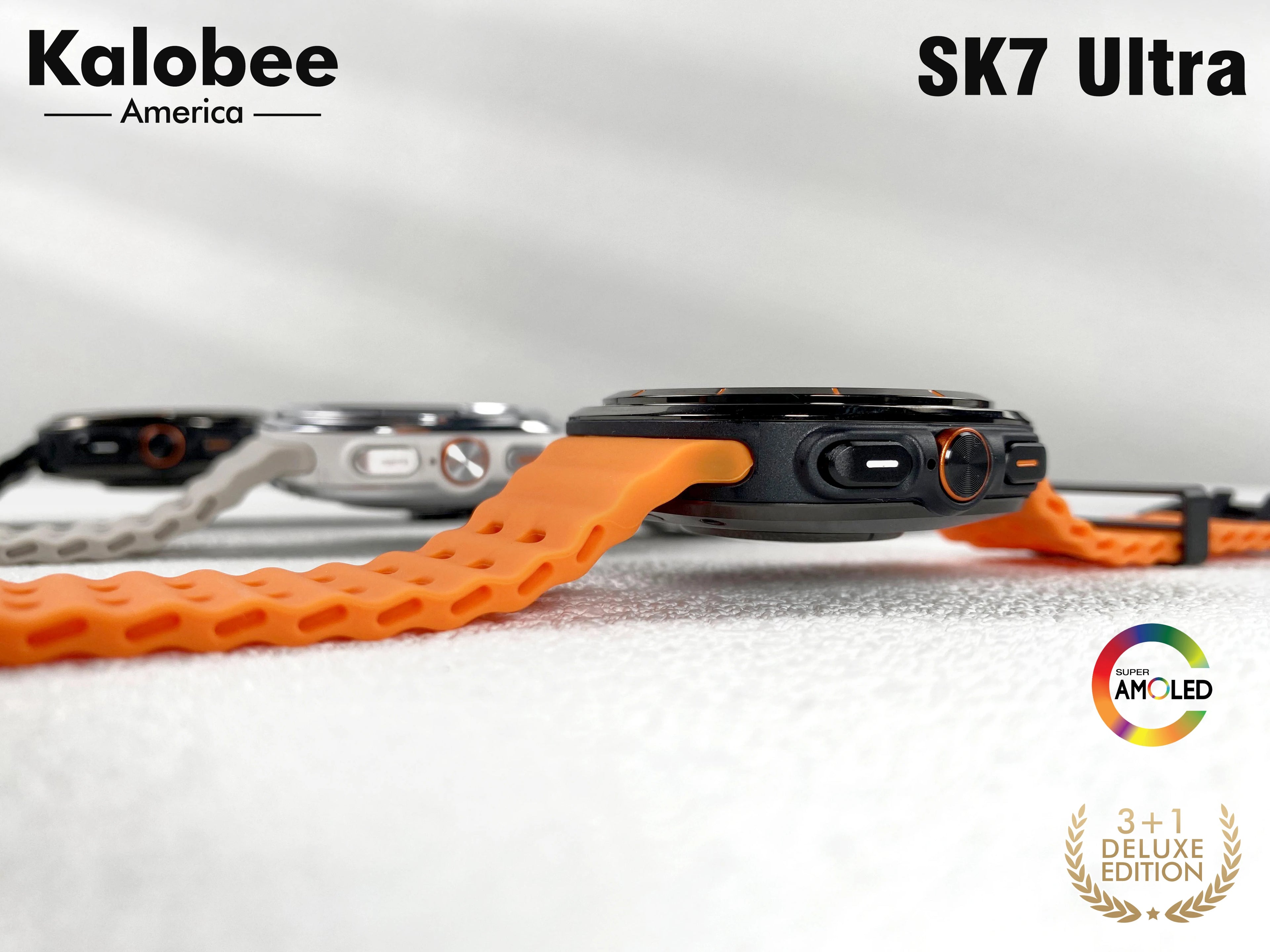 Kalobee SK7Uitra Smartwatch with Touch Screen, Call Health Check, Sports Mode, Multiple Languages and Other Functions