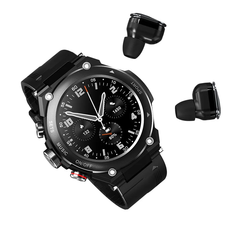 2023 Hot Sale T92  Smartwatch IP67 Waterproof Sports Business Multifunctional Headset Smart Watches with Earphone