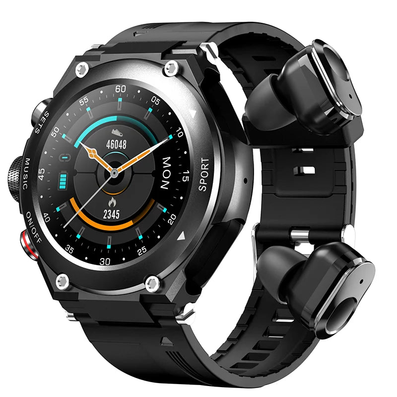 2023 Hot Sale T92  Smartwatch IP67 Waterproof Sports Business Multifunctional Headset Smart Watches with Earphone
