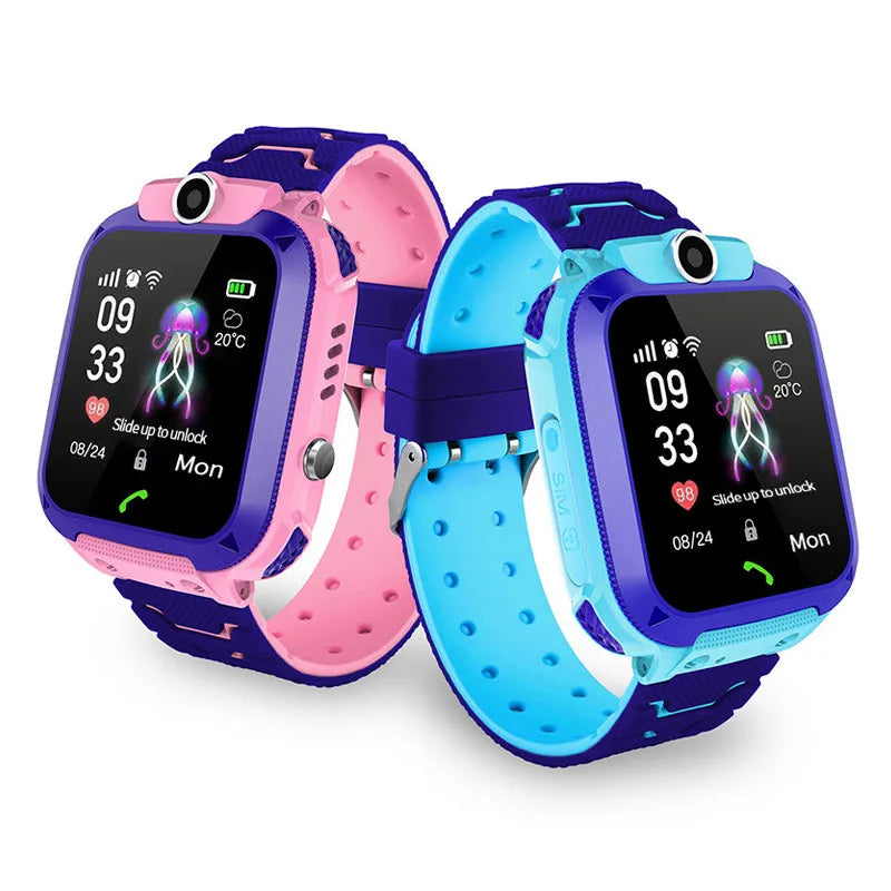LICHIP L334 Reloj Cheap Children tracker Smart Mobile Phone Smartwatch Q12 Gps Kids Watch for Kids Children with Without Gps