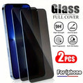 Protector de pantalla completa de privacidad para iPhone 17 16 15 Pro Max 16e 17 vidrio templado de aire para iPhone 14 13 12 11 Pro 15 14 Plus
