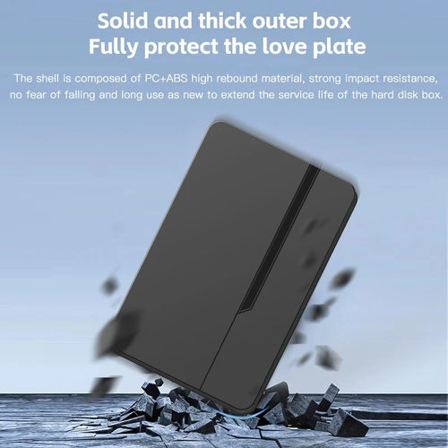 Caja ssd Rouhong, carcasa de disco duro externo de 2,5 ", carcasa de disco duro USB 3,0 de 6TB, compatible con disco duro SATA SSD de 7mm y 9,5mm para ordenador portátil y PC