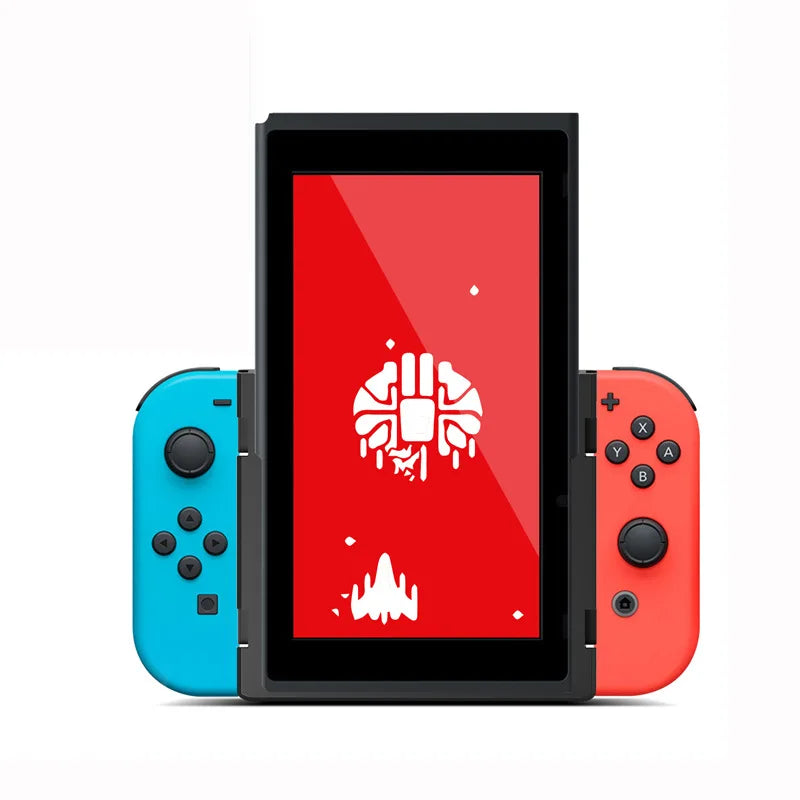 Soporte Vertical con tapa de agarre para consola de juegos NS OLED/Switch, soporte para controlador de Joystick, accesorios para Nintendo Switch