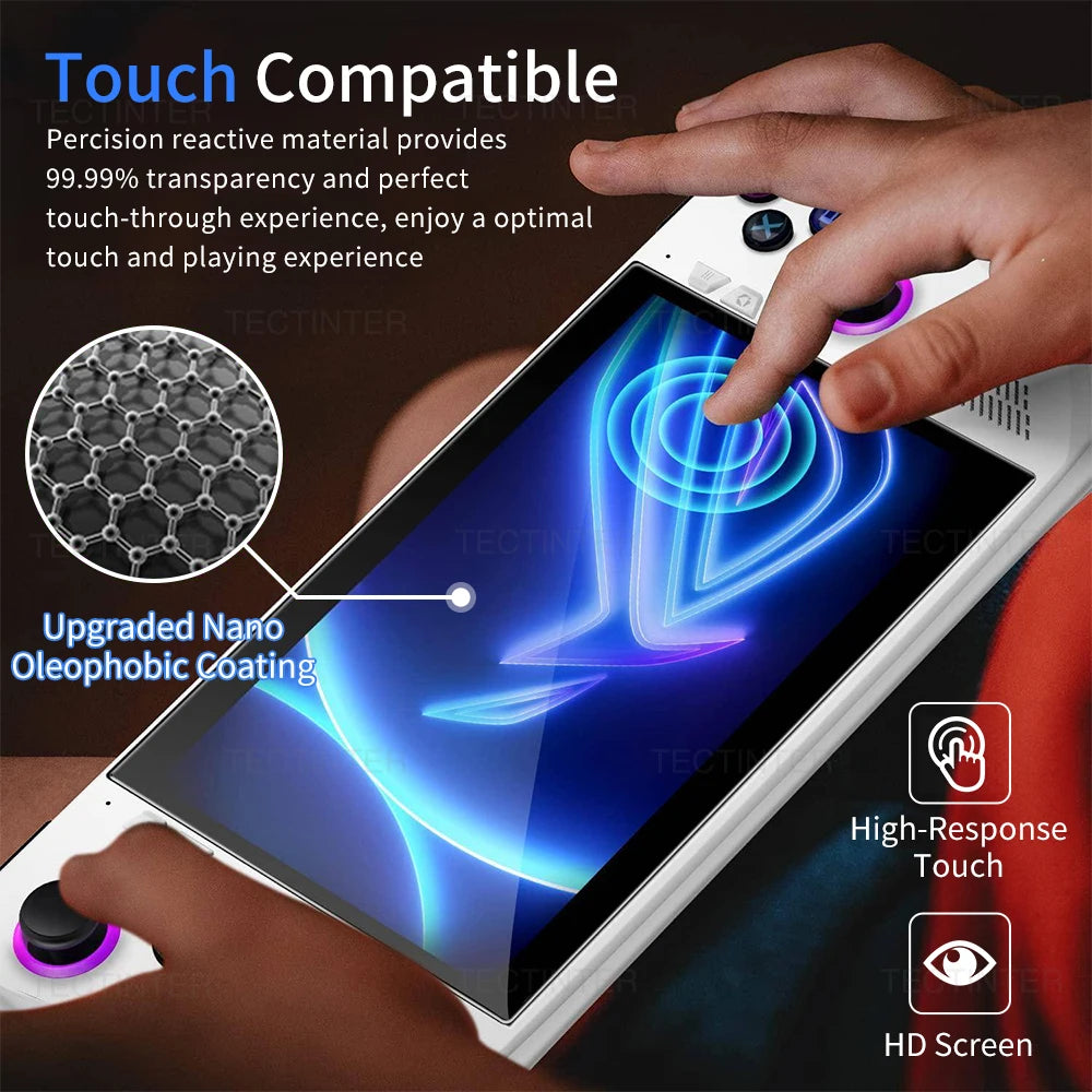 Película protectora de vidrio templado HD para consola portátil Asus ROG Ally y Rog Xbox Ally/X, Protector de pantalla antiarañazos, 1/2/3 Uds.