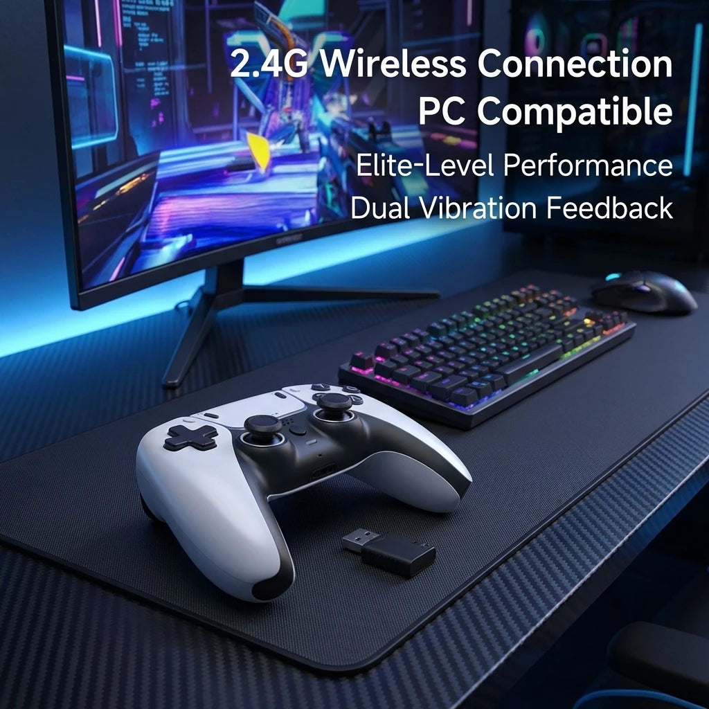 Control Inalámbrico para Juegos - Consola de Juegos Portátil con Gamepad de Entretenimiento para PS1 PS2 PS3 PC Android