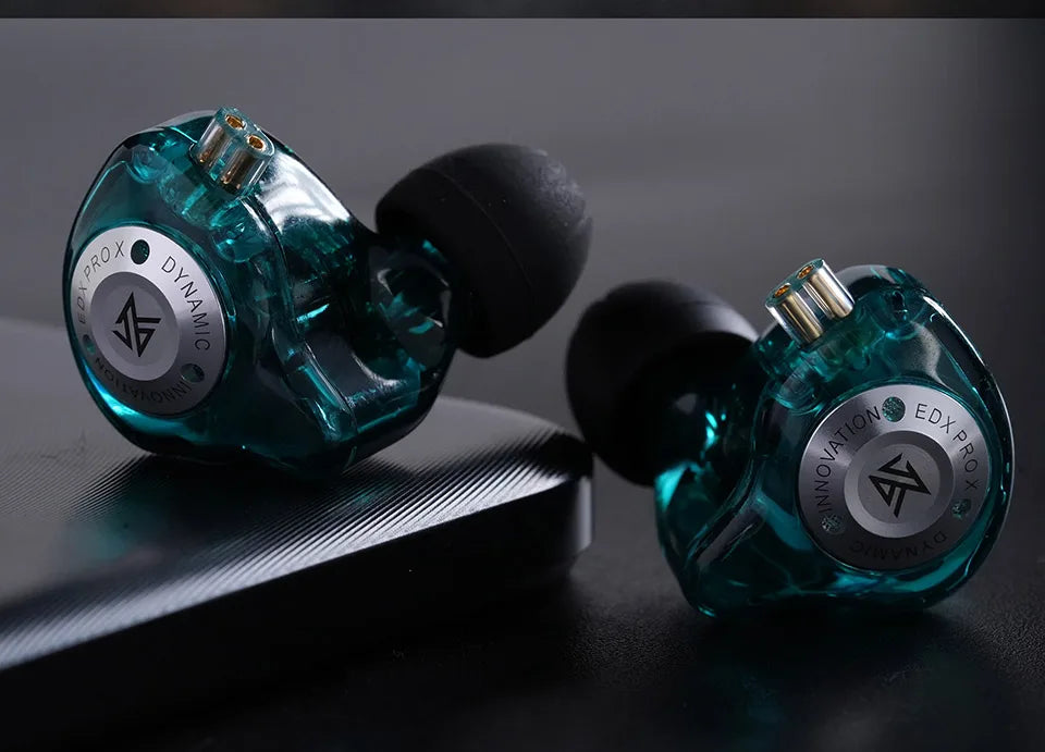 KZ-auriculares EDX PRO X Dynamic Drive, cascos de graves HIFI para DJ, deportivos, con cancelación de música