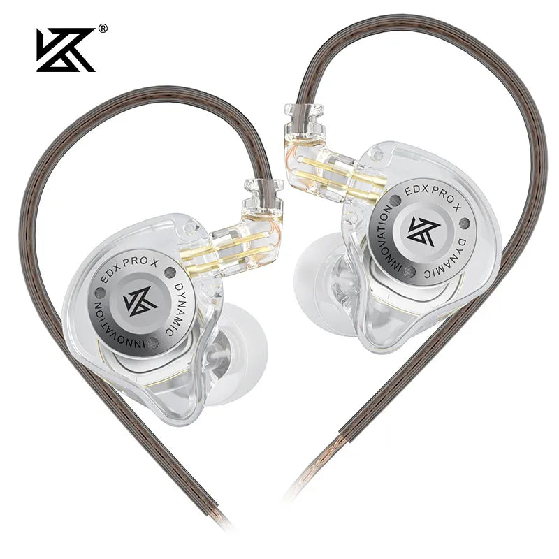 KZ-auriculares EDX PRO X Dynamic Drive, cascos de graves HIFI para DJ, deportivos, con cancelación de música