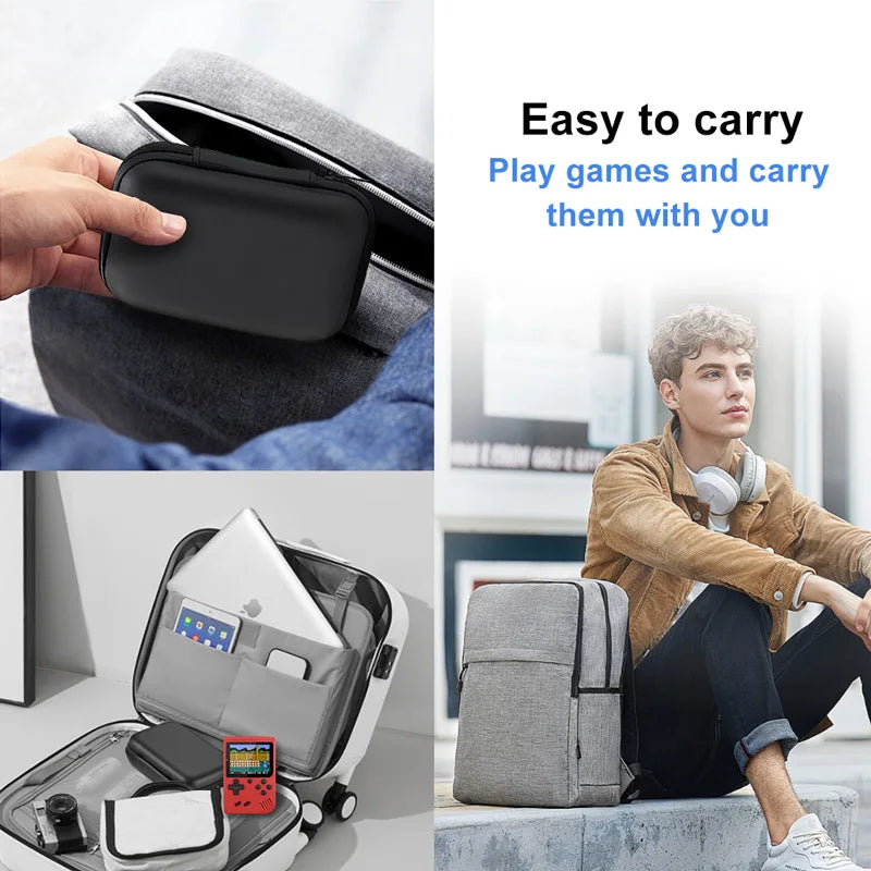 Bolsa de almacenamiento de Estuche de transporte para consola de juegos portátil FC/GB300/R36s, Mini reproductor de juegos Retro de viaje, caja protectora portátil