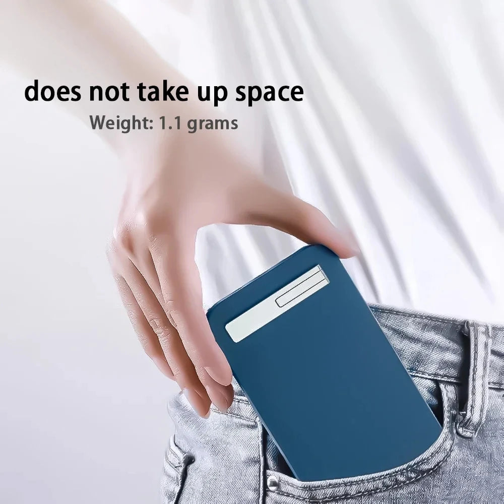 Soporte Universal para teléfono móvil, soporte magnético ultrafino plegable de aleación de Metal para teléfono móvil de escritorio para iPhone 15 13 Xiaomi
