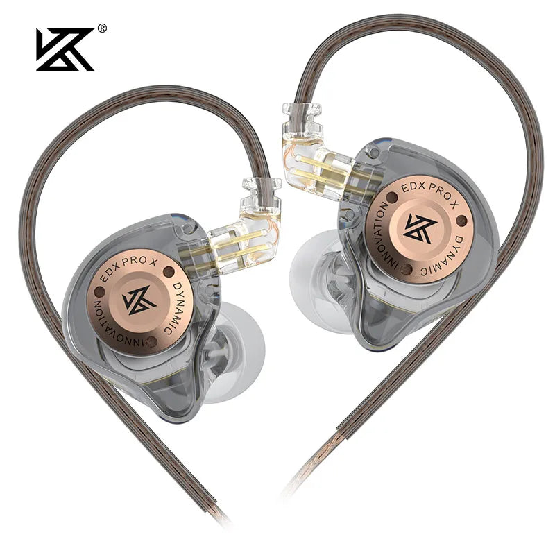 KZ-auriculares EDX PRO X Dynamic Drive, cascos de graves HIFI para DJ, deportivos, con cancelación de música