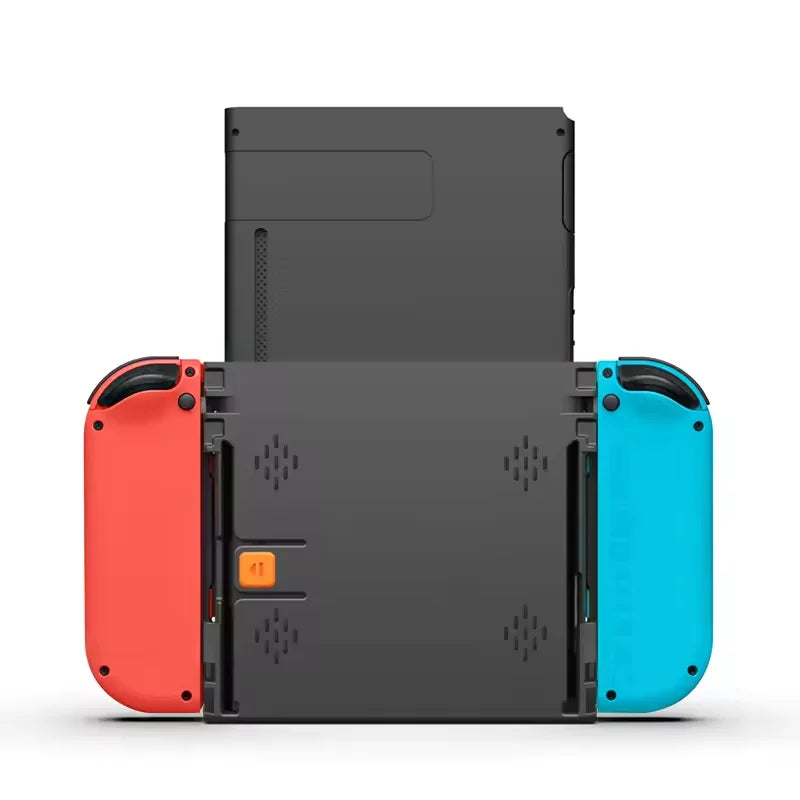 Soporte Vertical con tapa de agarre para consola de juegos NS OLED/Switch, soporte para controlador de Joystick, accesorios para Nintendo Switch