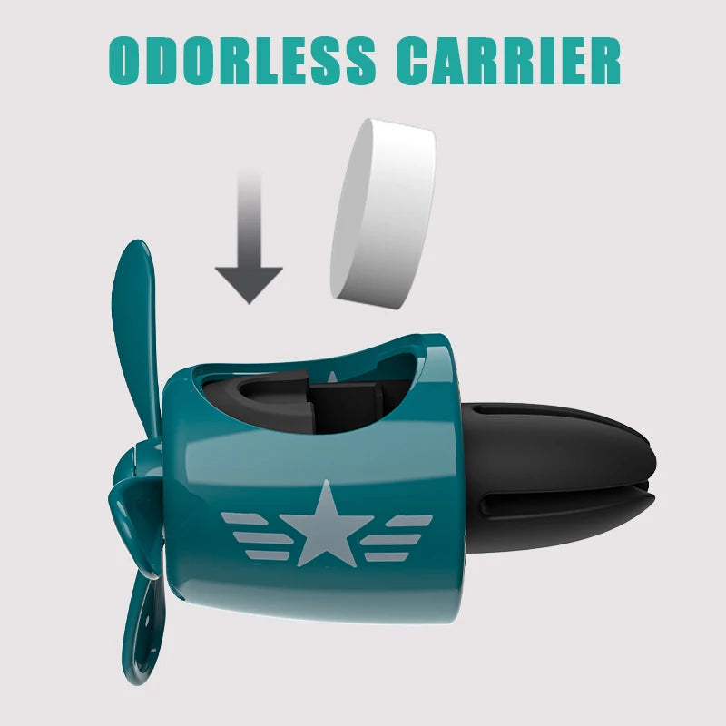 [Perfume DIY] adorno inodoro piloto avión ventilador coche ambientador decoraciones accesorios aroma ventilación clip fragancia difusor