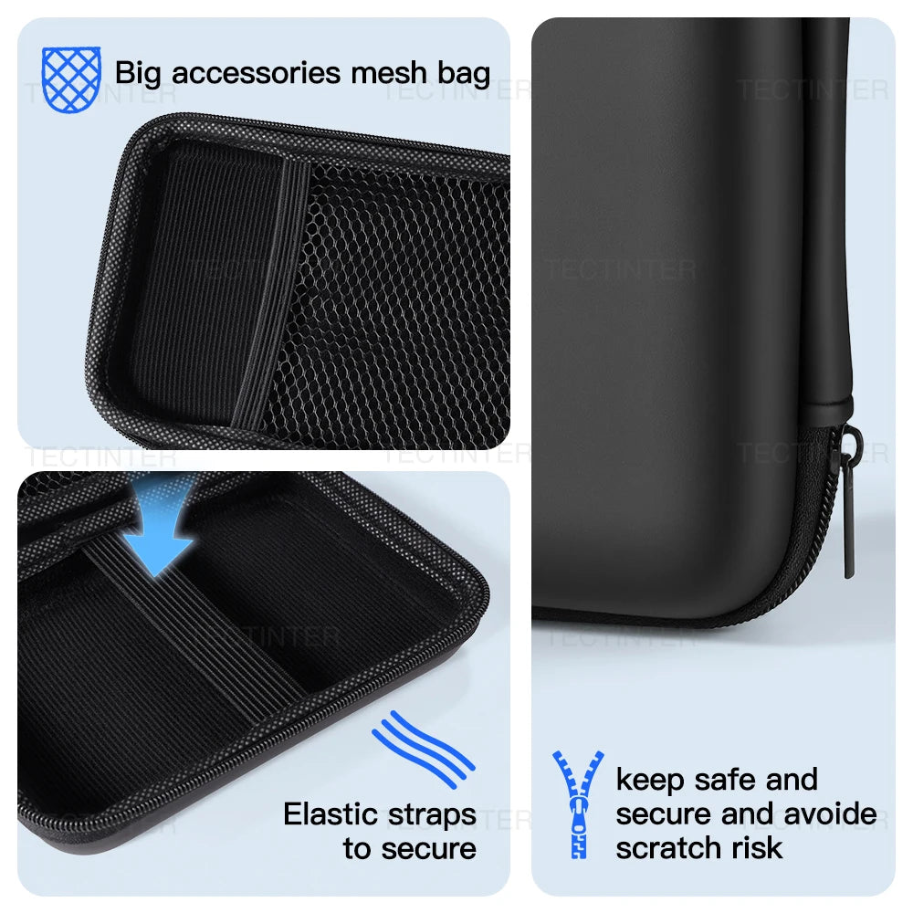 Bolsa de almacenamiento de Estuche de transporte para consola de juegos portátil FC/GB300/R36s, Mini reproductor de juegos Retro de viaje, caja protectora portátil
