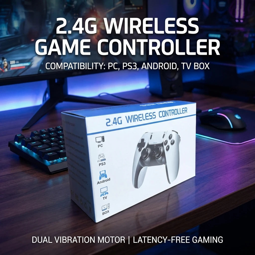 Control Inalámbrico para Juegos - Consola de Juegos Portátil con Gamepad de Entretenimiento para PS1 PS2 PS3 PC Android