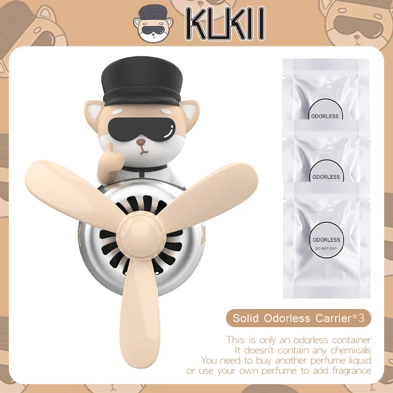 [Perfume DIY] adorno inodoro piloto avión ventilador coche ambientador decoraciones accesorios aroma ventilación clip fragancia difusor