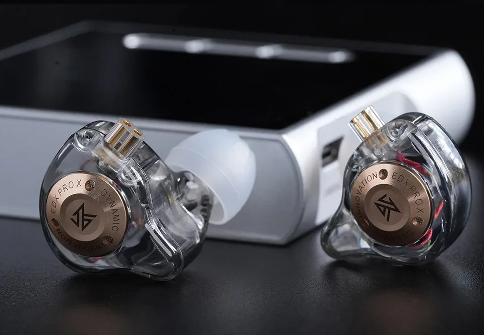 KZ-auriculares EDX PRO X Dynamic Drive, cascos de graves HIFI para DJ, deportivos, con cancelación de música