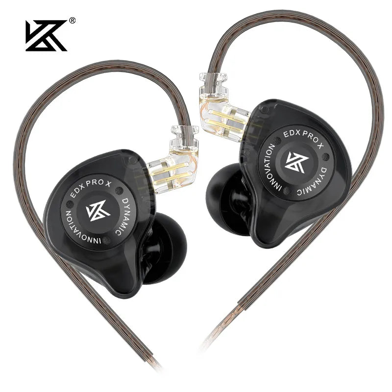 KZ-auriculares EDX PRO X Dynamic Drive, cascos de graves HIFI para DJ, deportivos, con cancelación de música