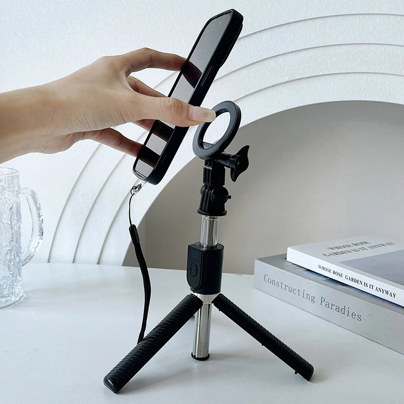 Palo de Selfie magnético Universal para teléfono con Control remoto para Magsafe, foto, Video, Vlog en vivo