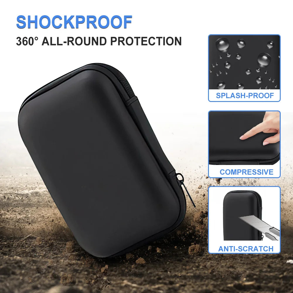Bolsa de almacenamiento de Estuche de transporte para consola de juegos portátil FC/GB300/R36s, Mini reproductor de juegos Retro de viaje, caja protectora portátil