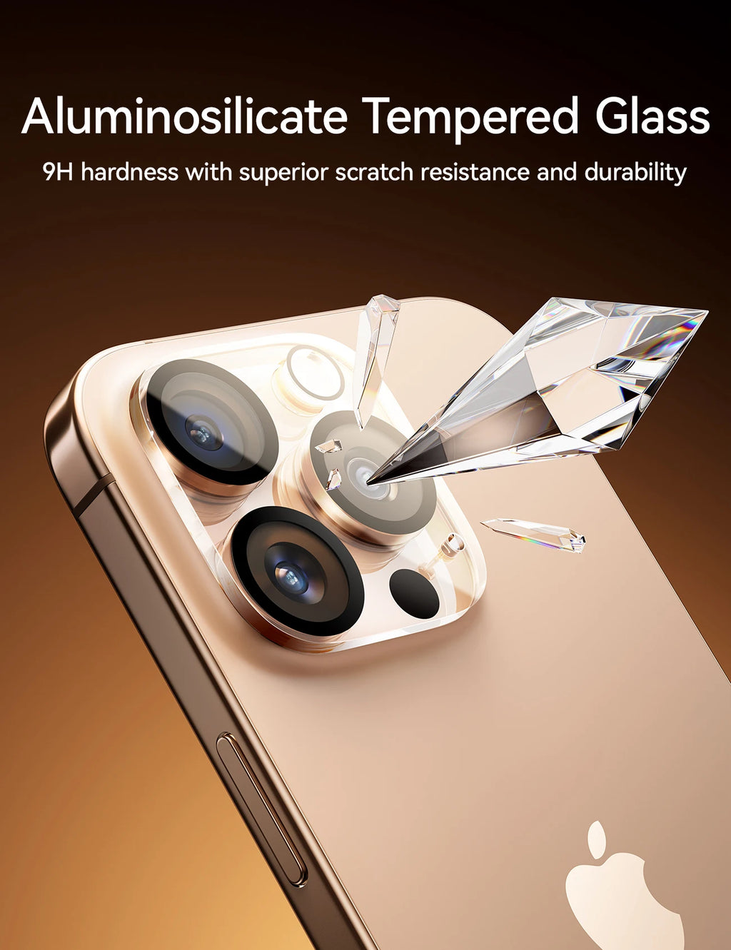 Joyroom HD lente protectora de vidrio para iPhone 17 Pro Max Protector de cámara trasera vidrio templado para iPhone 16 15 14 Pro Max Len Film