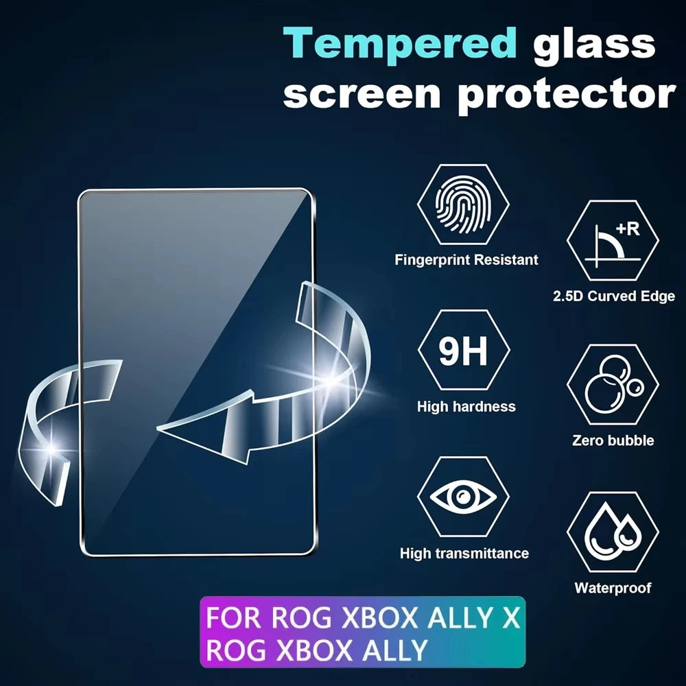 Película protectora de vidrio templado HD para consola portátil Asus ROG Ally y Rog Xbox Ally/X, Protector de pantalla antiarañazos, 1/2/3 Uds.