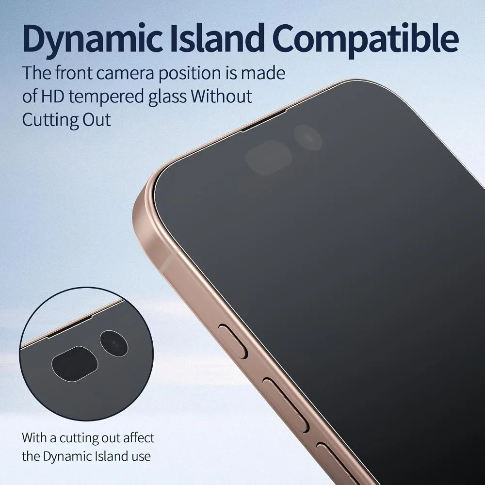 Protector de pantalla completa mate para iPhone 17 16 15 14 Pro Max 16e 15 14 Plus 13 12 11 Pro XR XS Max 9H dureza vidrio templado