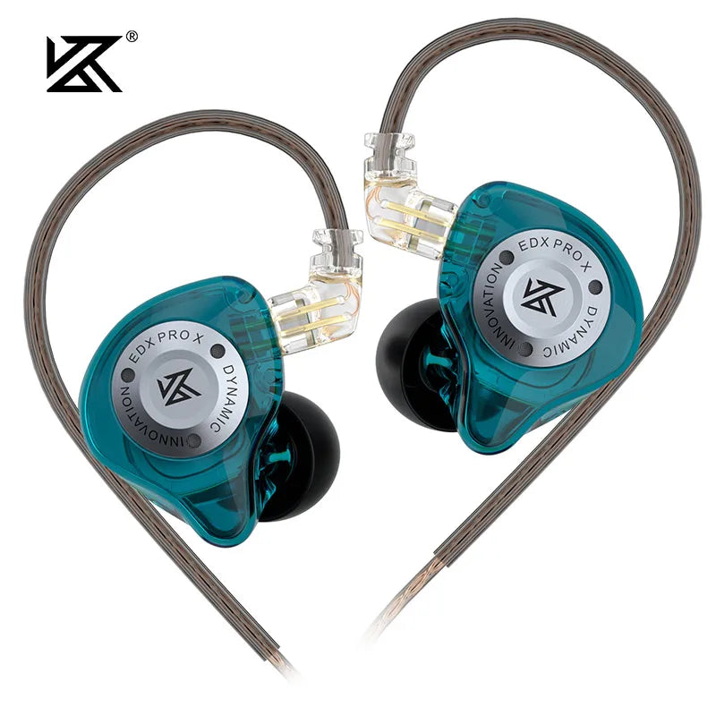 KZ-auriculares EDX PRO X Dynamic Drive, cascos de graves HIFI para DJ, deportivos, con cancelación de música
