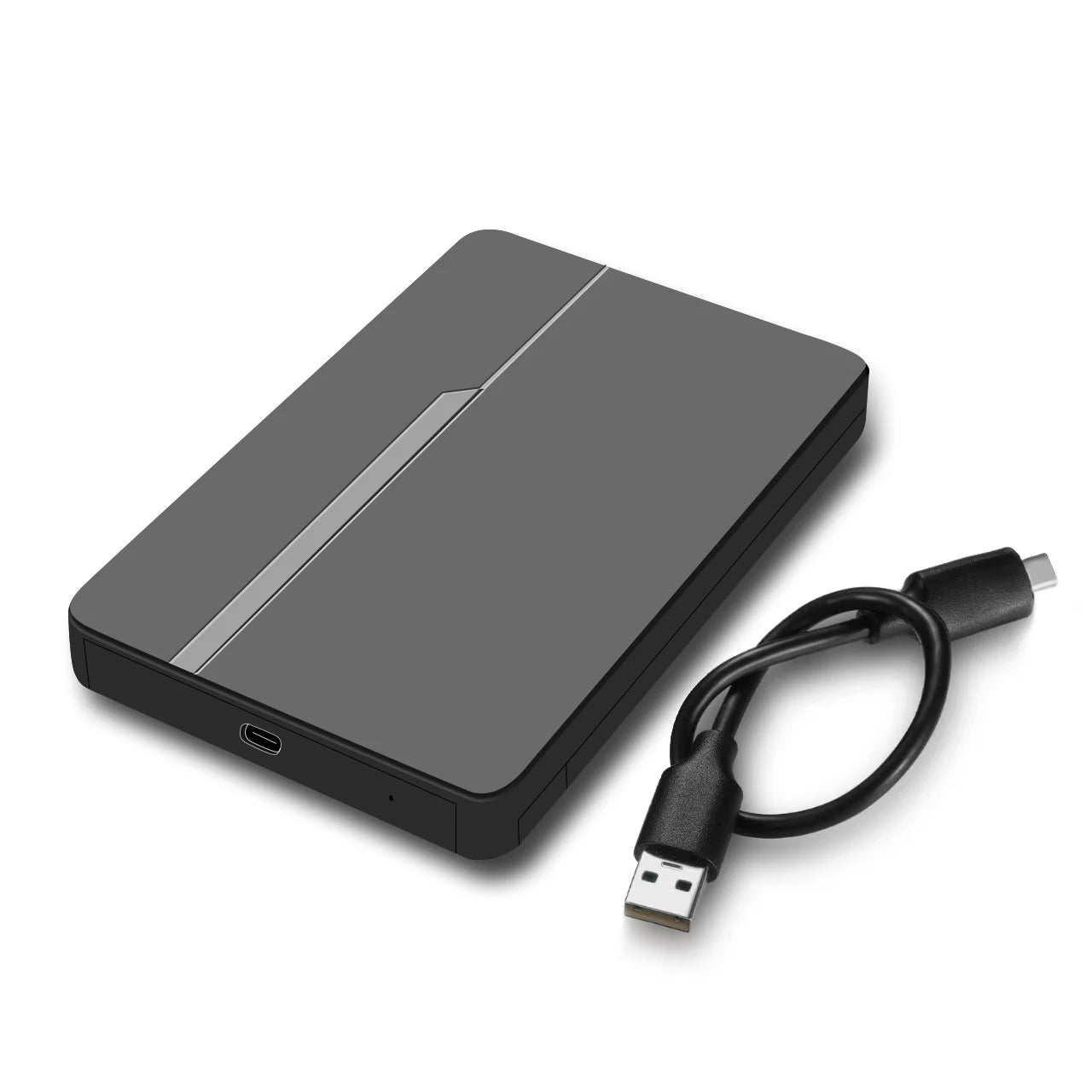 Caja ssd Rouhong, carcasa de disco duro externo de 2,5 ", carcasa de disco duro USB 3,0 de 6TB, compatible con disco duro SATA SSD de 7mm y 9,5mm para ordenador portátil y PC
