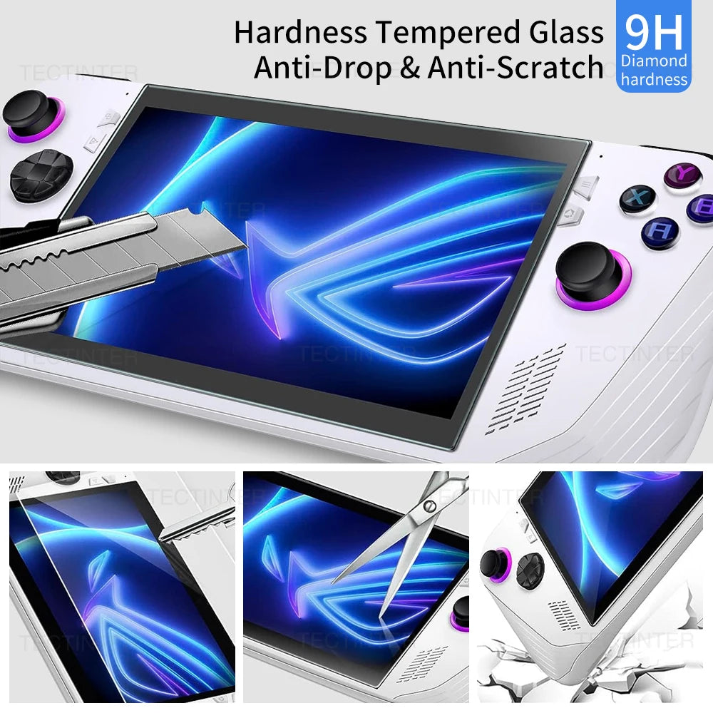 Película protectora de vidrio templado HD para consola portátil Asus ROG Ally y Rog Xbox Ally/X, Protector de pantalla antiarañazos, 1/2/3 Uds.